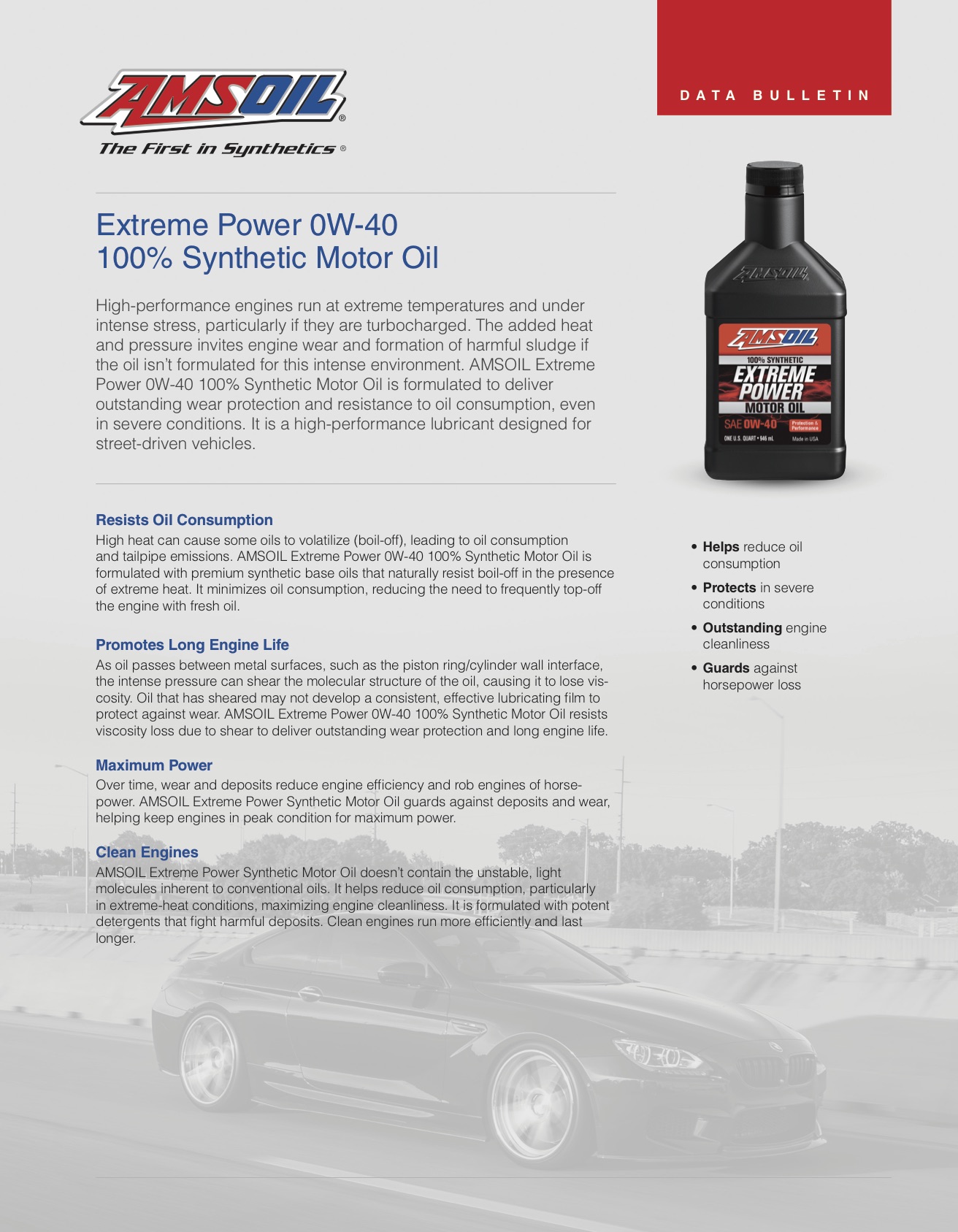 SAE 0W-40 Extreme Power Motor Oil – Vicson Malaysia